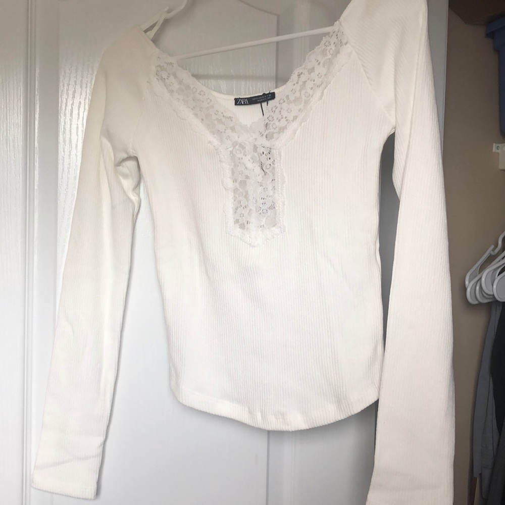 NWT Zara Lace Top